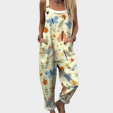 Comfortable Printed Jumpsuit - Style 35