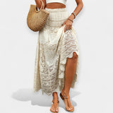 Magdalēna - Romantic Midi Dress with Slit
