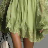 Nea - Off-Shoulder Lace Mini Dress