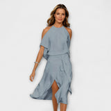 Madonna - Elegant Dress with Modern Strap Design