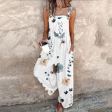 Comfortable Print Jumpsuit