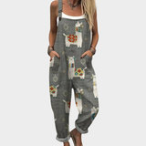 Comfortable Printed Jumpsuit - Style 21