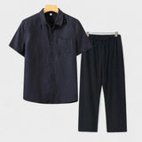 Jesper - Short-Sleeve Linen Set