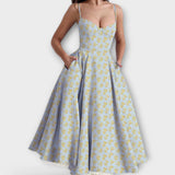 Mélie – Lightweight Summer Dress with Corset Details