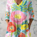 Ayra | Long Blouse with Statement Print