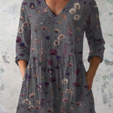 Kira | Long Blouse with Statement Print