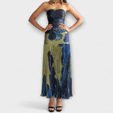Noelle - Strapless Midi Dress