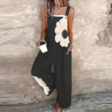 Comfortable Print Jumpsuit