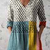 Nola | Long Blouse with Statement Print