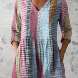Noa | Long Blouse with Statement Print
