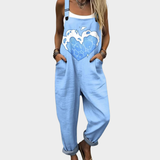 Comfortable Printed Jumpsuit - Style 15
