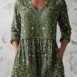Skye | Long Blouse with Statement Print