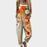 Comfortable Printed Jumpsuit - Style 14