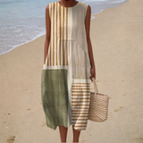 Sleeveless Comfort Summer Dress - Style 19
