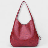 Lora - Retro Leather Pouch Bag