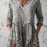 Sloane | Long Blouse with Statement Print