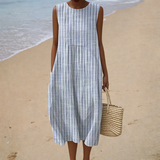Sleeveless Comfort Summer Dress - Style 5