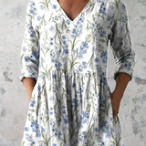 Brielle | Long Blouse with Statement Print