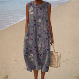 Sleeveless Comfort Summer Dress - Style 2