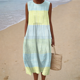 Sleeveless Comfort Summer Dress - Style 18