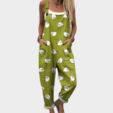 Comfortable Printed Jumpsuit - Style 16