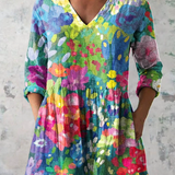 Eden | Long Blouse with Statement Print