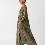 Aino - Button-Up Oversized Dress with Pockets