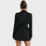 Thays | Blazer-Style V-Neck Dress