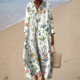 Flattering Print Summer Dress - Style 3