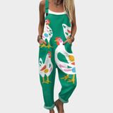 Comfortable Printed Jumpsuit - Style 19