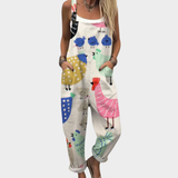 Comfortable Printed Jumpsuit - Style 33
