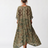 Aino - Button-Up Oversized Dress with Pockets
