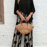 Valeriana | Asymmetric Top and Boho Trousers