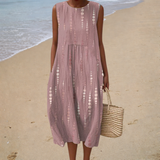 Sleeveless Comfort Summer Dress - Style 3