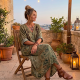 Aino - Button-Up Oversized Dress with Pockets