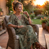 Aino - Button-Up Oversized Dress with Pockets
