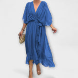 Amoura - Chiffon V-Neck Top