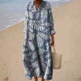 Flattering Print Summer Dress - Style 6