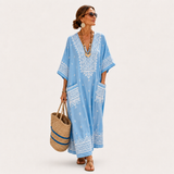 Kaftan Lina Sky Blue Ethnic