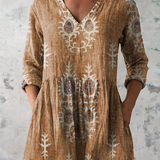 Blair | Long Blouse with Statement Print