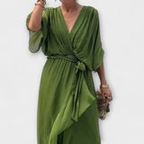 Amoura - Chiffon V-Neck Top