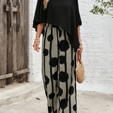Valeriana | Asymmetric Top and Boho Trousers