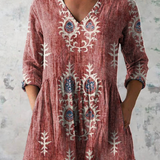Blair | Long Blouse with Statement Print