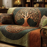 Ancient Bloom Quilted Sofa Cover