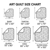 A Big Piece Of My Heart Lives In Heaven Art Quilt Hanging - Three Cardinals