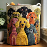 Barkadoodle Quilted Laundry Basket NCU0PTT1463