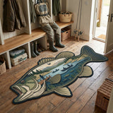 Bass Drift Custom Shape Area Rug NCU0TV1861