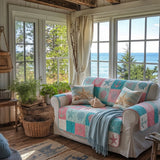 Beach Haven Quilted Sofa Cover