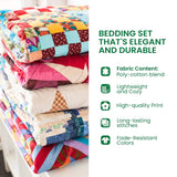 Winter Wonderland Pine 3-Piece Quilted Bedding Set