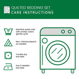 Ethereal Dragonfly 3-Piece Quilted Bedding Set